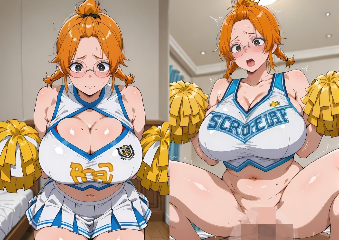 上京したての桃の副隊長さんとイチャコスエッチ サンプル画像7