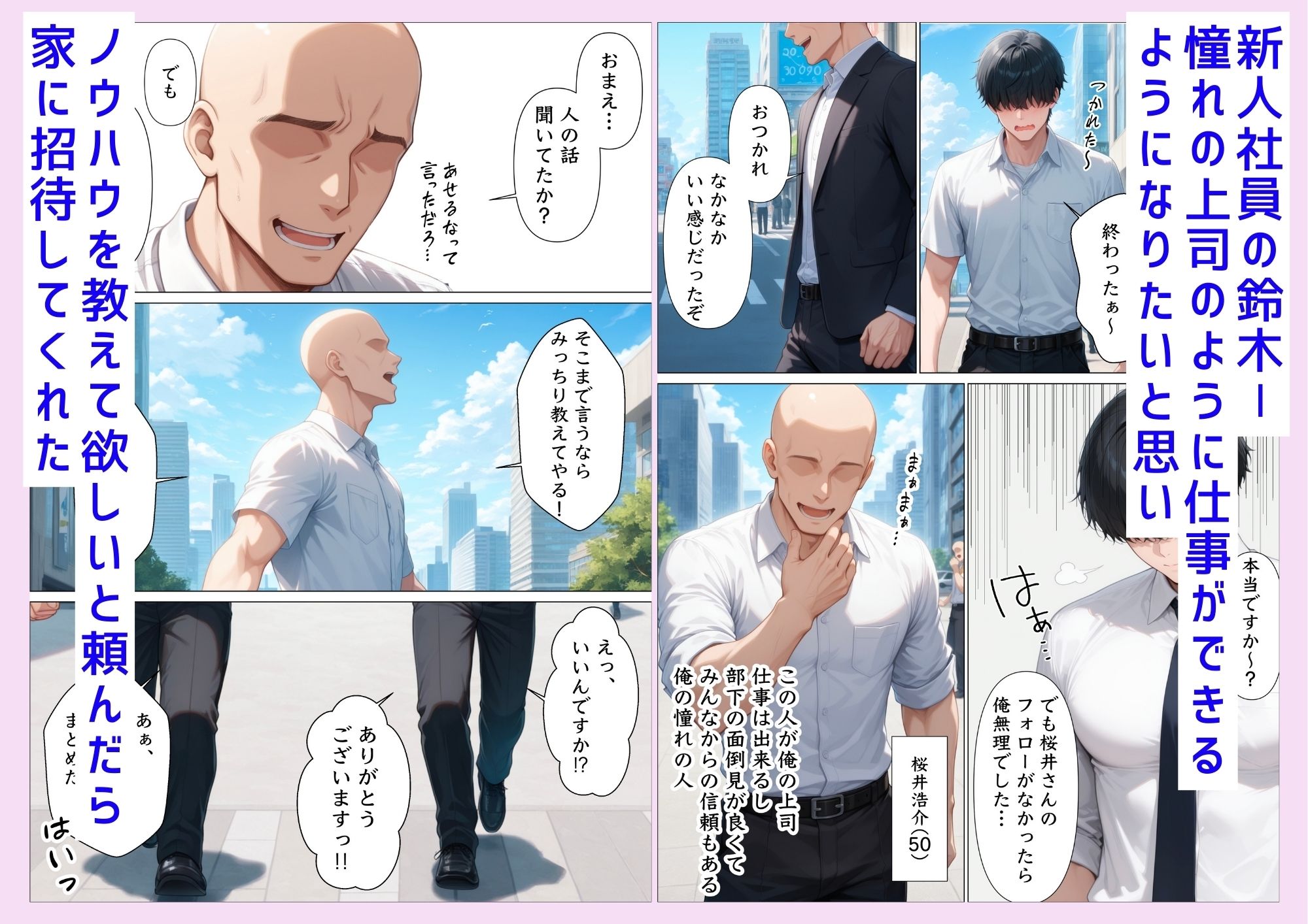 上司の家に遊びに行ったら爆乳妻と朝まで本気中出しセックスで俺のセフレになった話 サンプル画像1