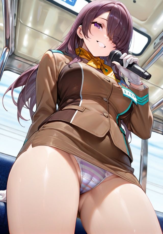 下から失礼しま〜す♪  バスガイド編 サンプル画像3