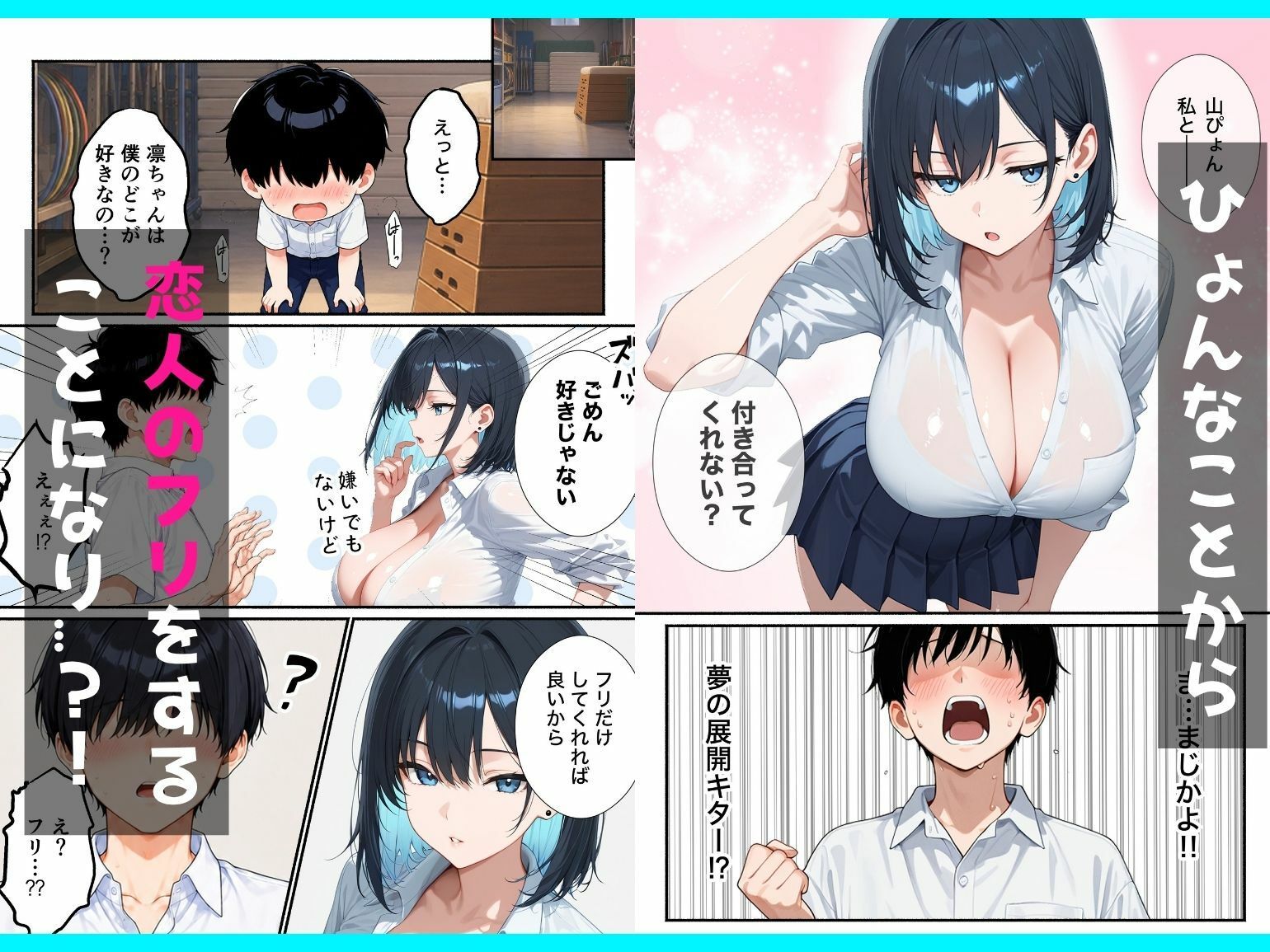 不感症のクールギャルと童貞陰キャの僕がポリネシアンセックスで本気SEXした話 サンプル画像2