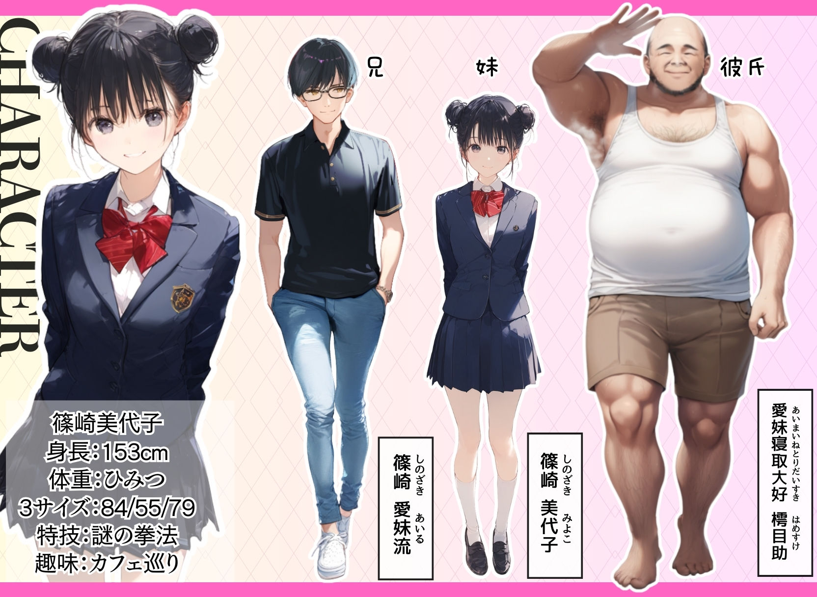 世界一かわいい俺の妹が突然連れてきた彼氏（おじさん）と超特濃種付けセックスをしていた件 サンプル画像1