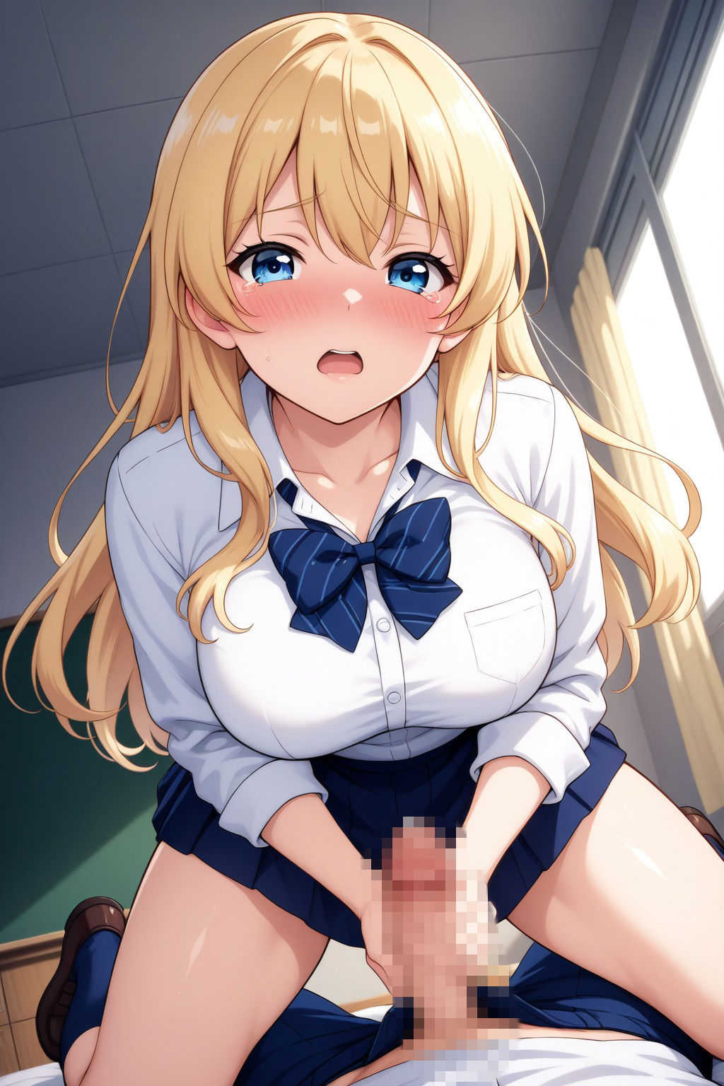 中出しされまくる美女JK サンプル画像2
