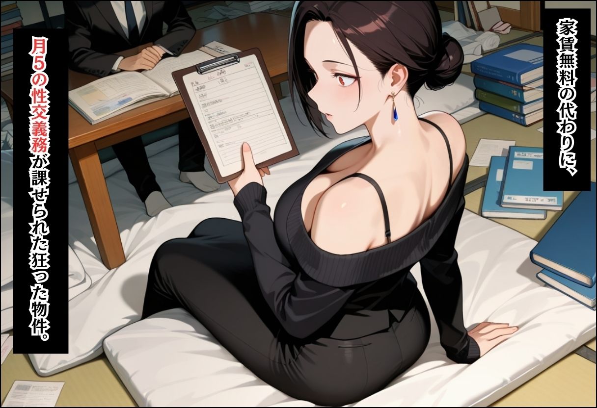 中出ししないと追い出される物件に引っ越した話〜純愛ギャル同棲編〜 サンプル画像1