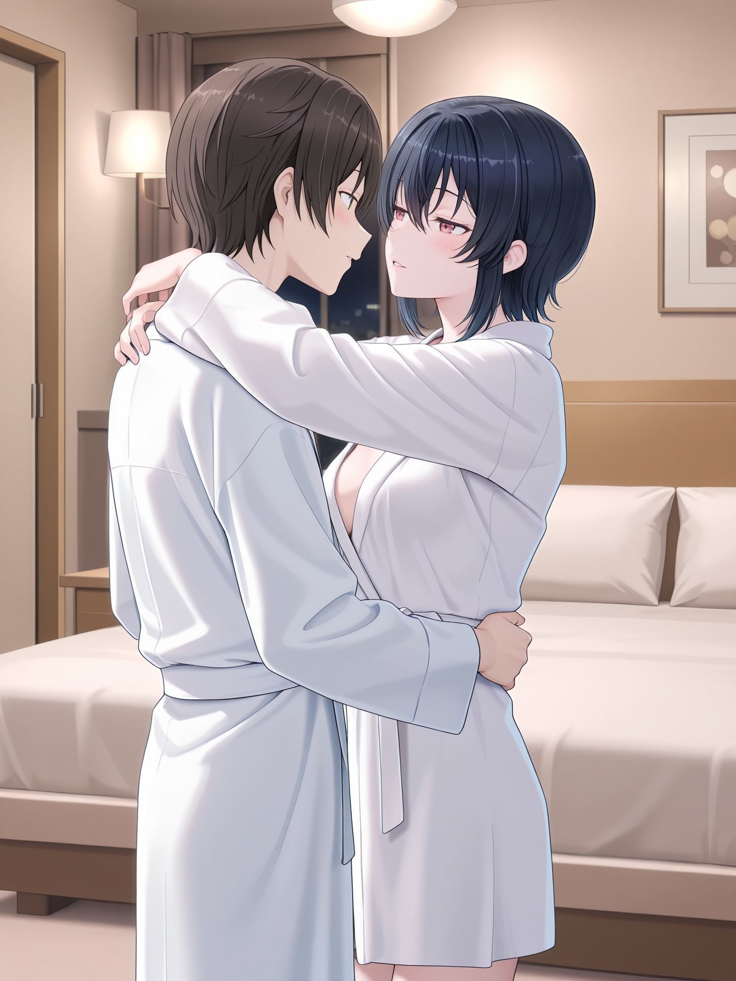 中出しイチャラブセックスした話  朝〇海×前〇真樹  イラスト集  【クラスで〇番目に可愛い女の子と友だちになった】 サンプル画像2
