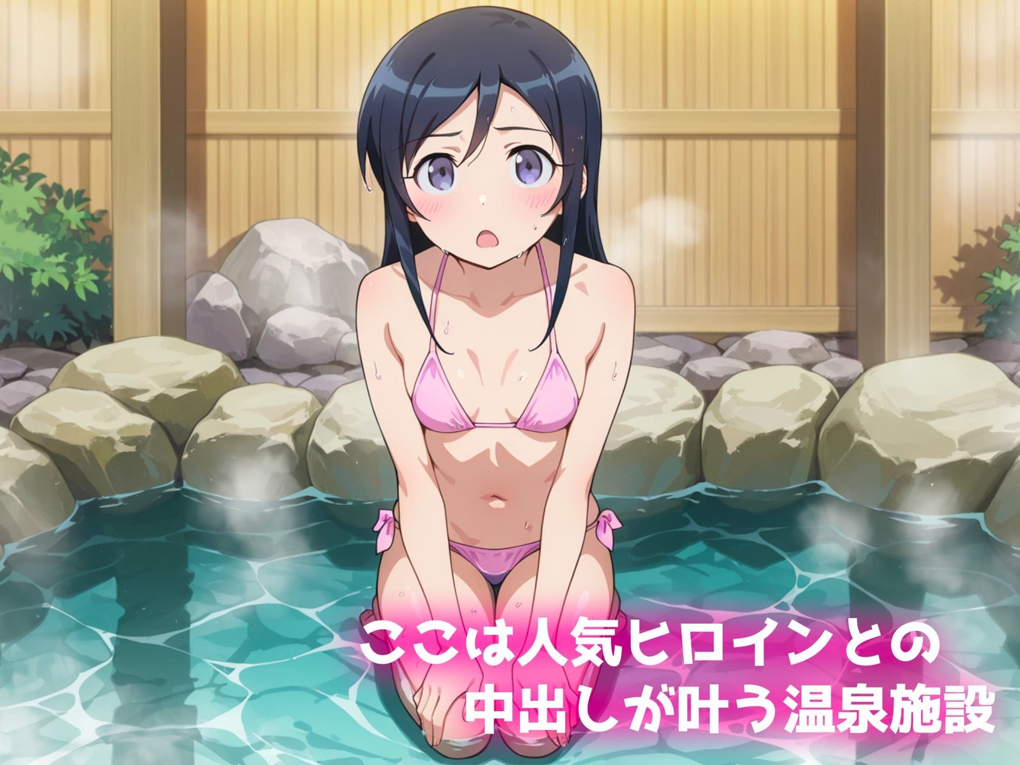中出し温泉〜ヒロインの湯〜新垣あやせ編〜 サンプル画像1