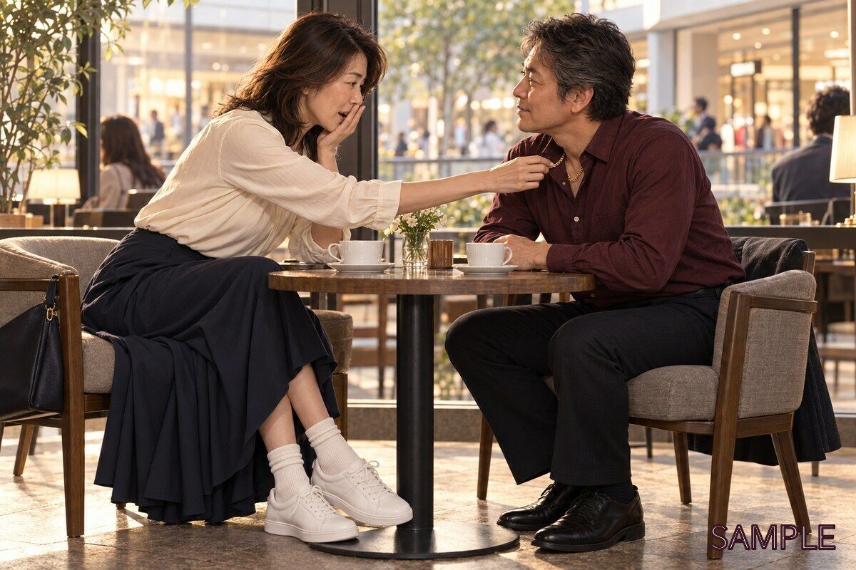 二十七年ぶりに再会した人妻は、白い靴下を履いていた サンプル画像2