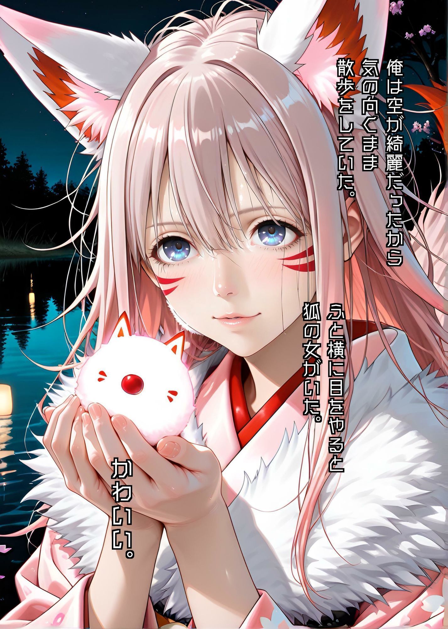 亜人種 純粋無垢な妖狐みつけた -処女の妖狐を犯し続けた結果- 夜桜明里（YozakuraAkari） サンプル画像1