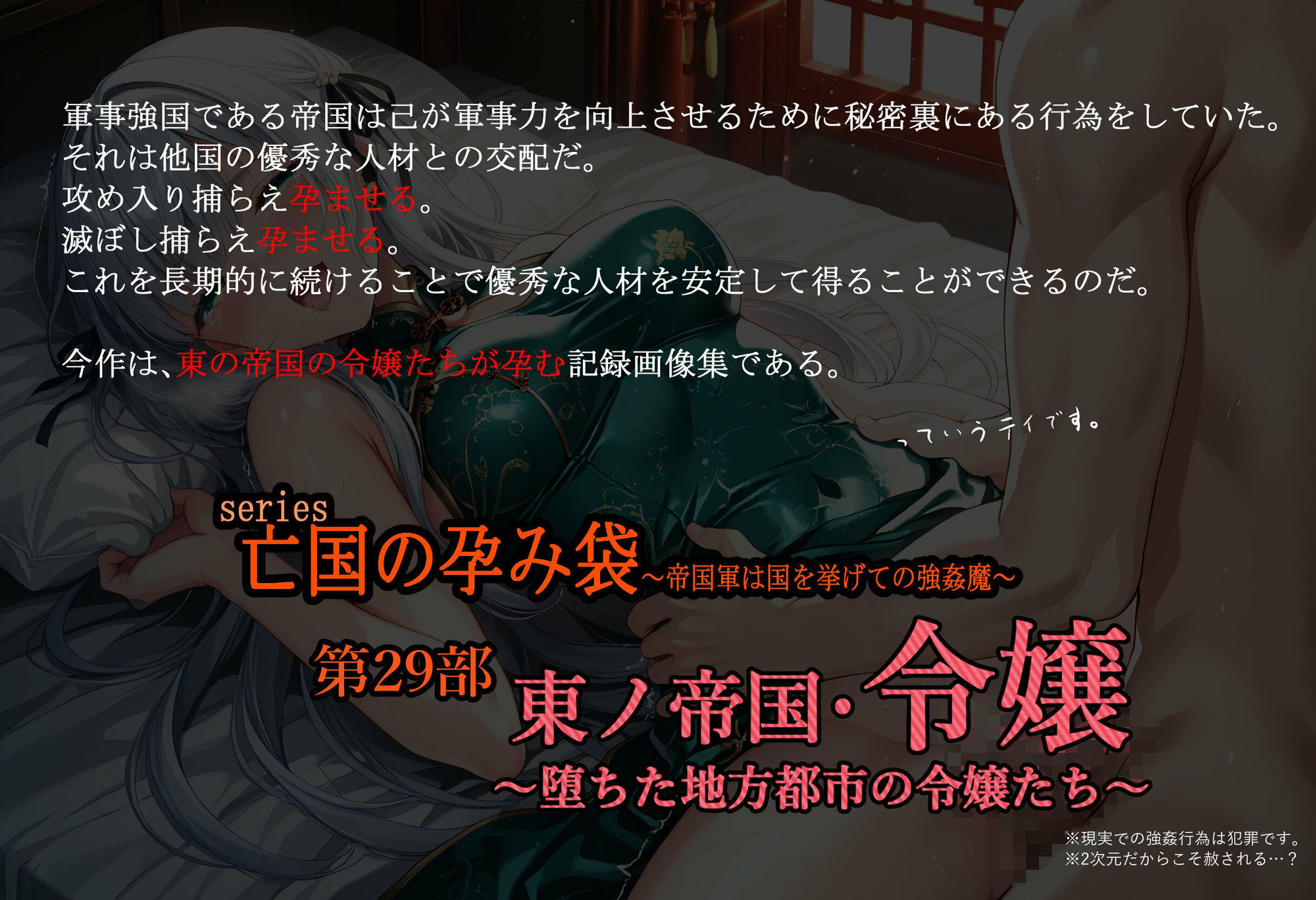 亡国の孕み袋  〜帝国軍は国を挙げての強●魔〜  第29部   東ノ帝国・令嬢 ー堕ちた地方都市の令嬢たちー サンプル画像1