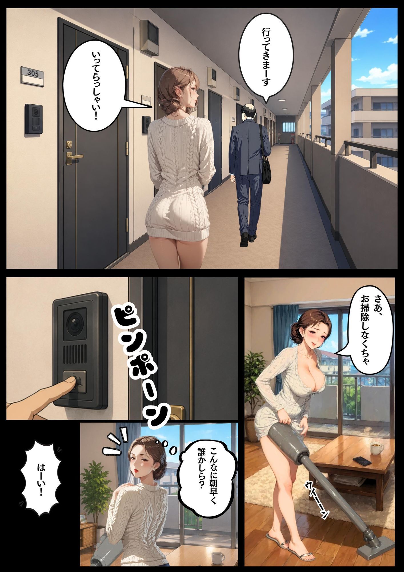 人妻は若いオスに夢中 サンプル画像3