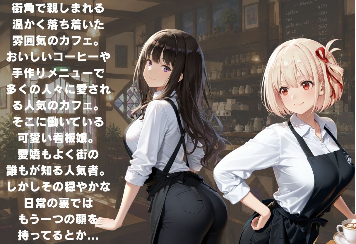 人気カフェのかわいい看板娘、実は裏では店長にハメられまくっていた。 サンプル画像1