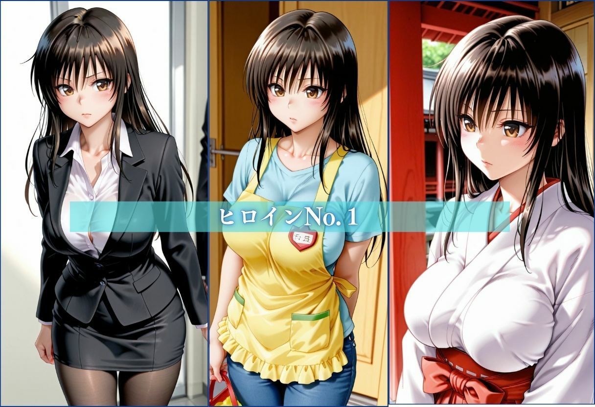 仕事中なのに我慢できない。OL・巫女・保育士の痴女プレイ サンプル画像1