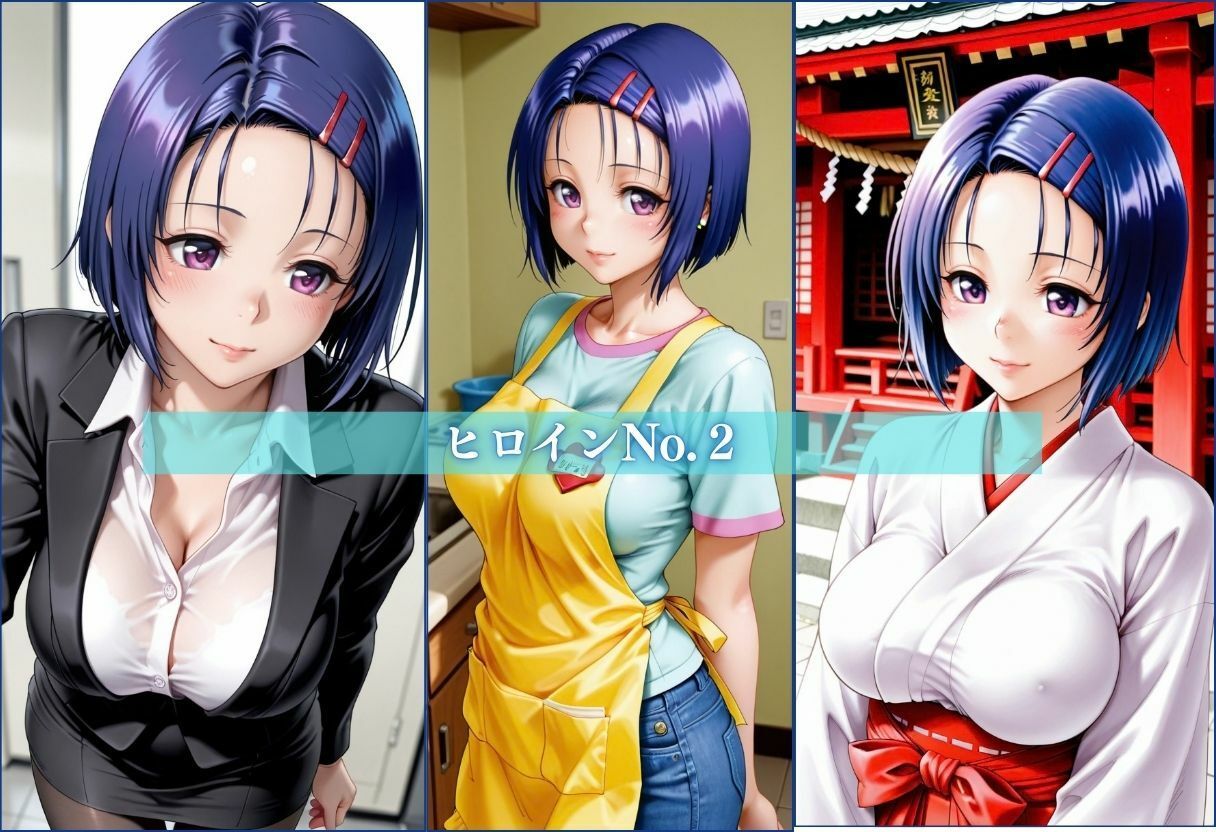 仕事中なのに我慢できない。OL・巫女・保育士の痴女プレイ サンプル画像2