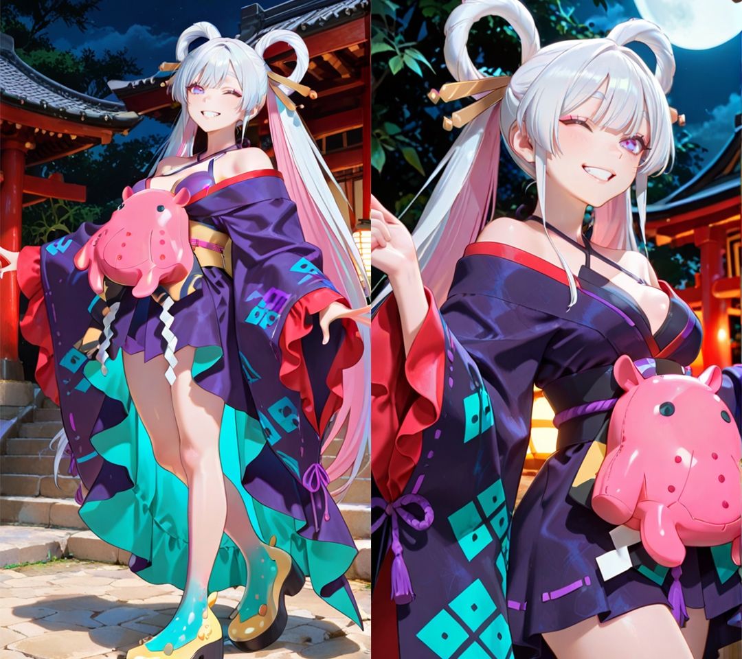 仮想世界の娘達（YACHI・KAGU編） サンプル画像1