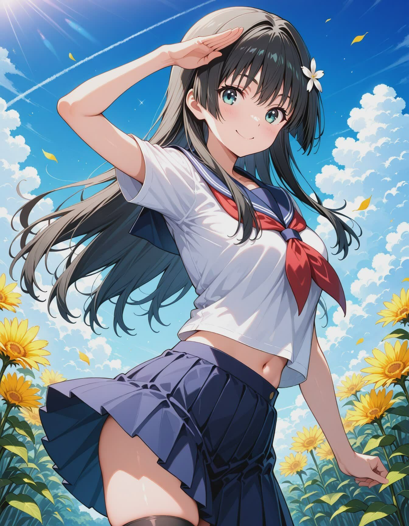 佐天さんと、いっぱいエッチなじかん サンプル画像1