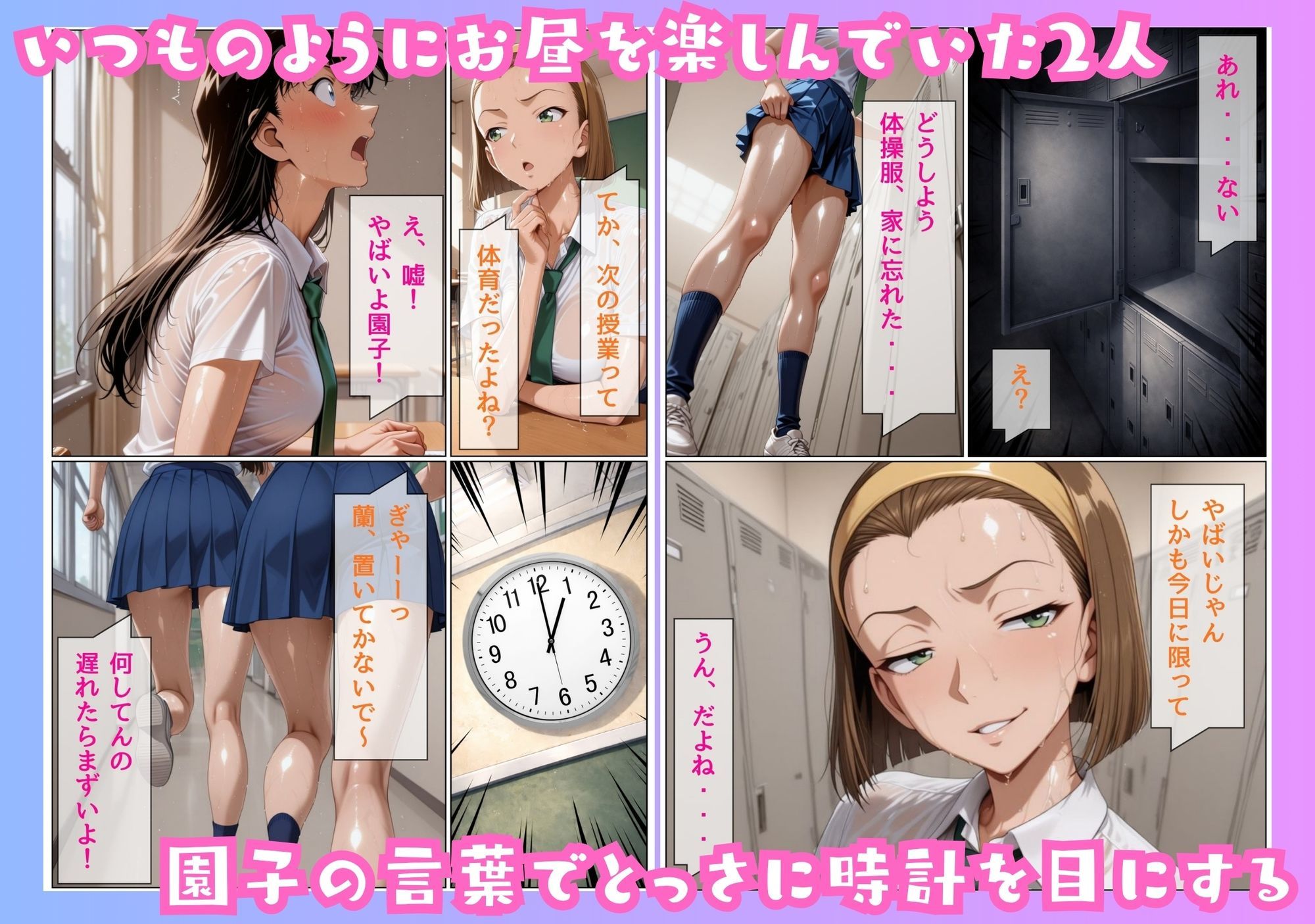 体操服を忘れただけなのに生徒指導の先生に性指導された話 サンプル画像2