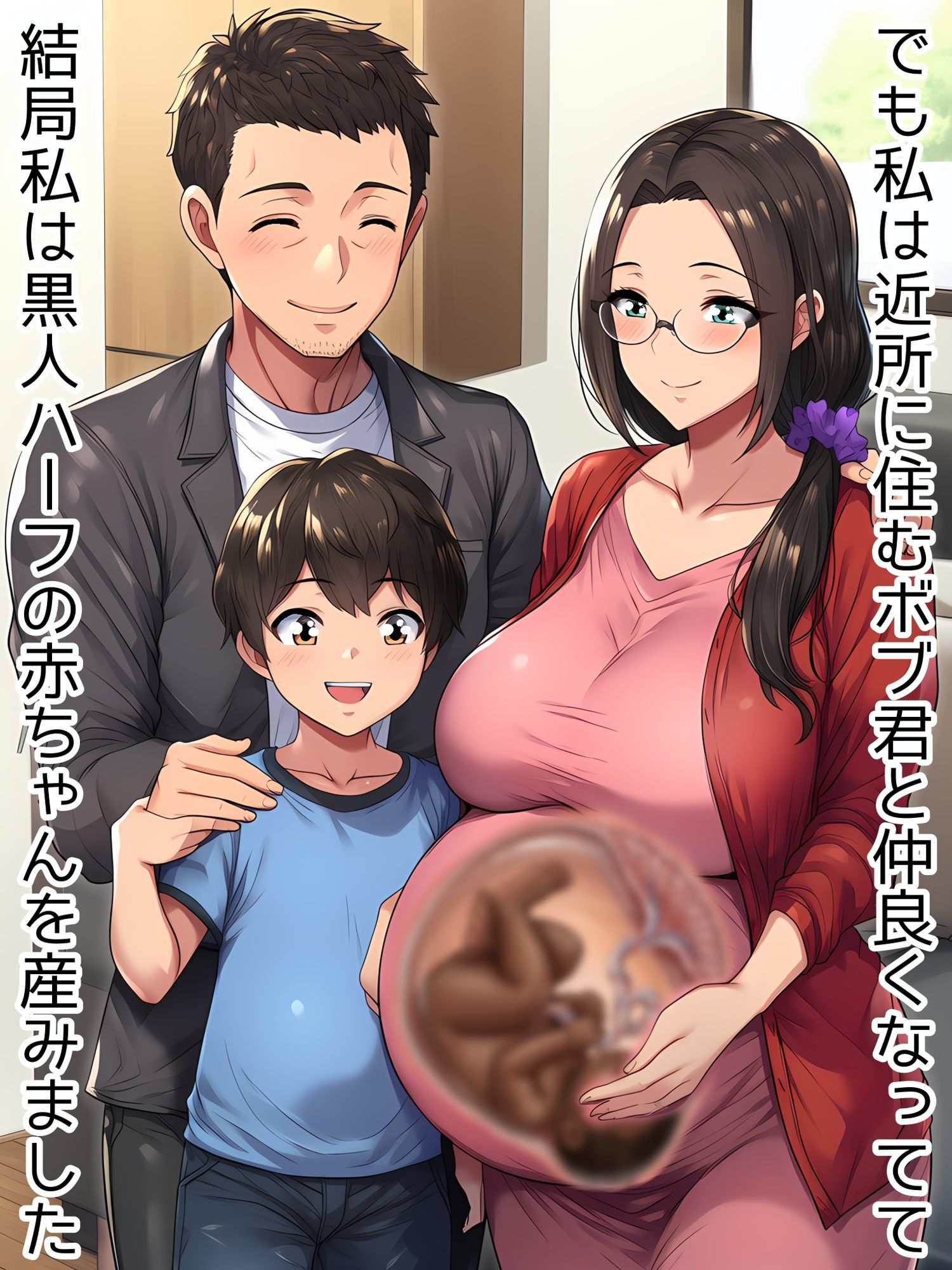 何が出るかな？托卵妊婦イラスト集（黒人虫型BOWゴブリン豚オークにボテ腹不倫NTR妊娠確定断面図）＆借金社長お母さん（変態スポンサー達に公開種付け＆出産ショー） サンプル画像3