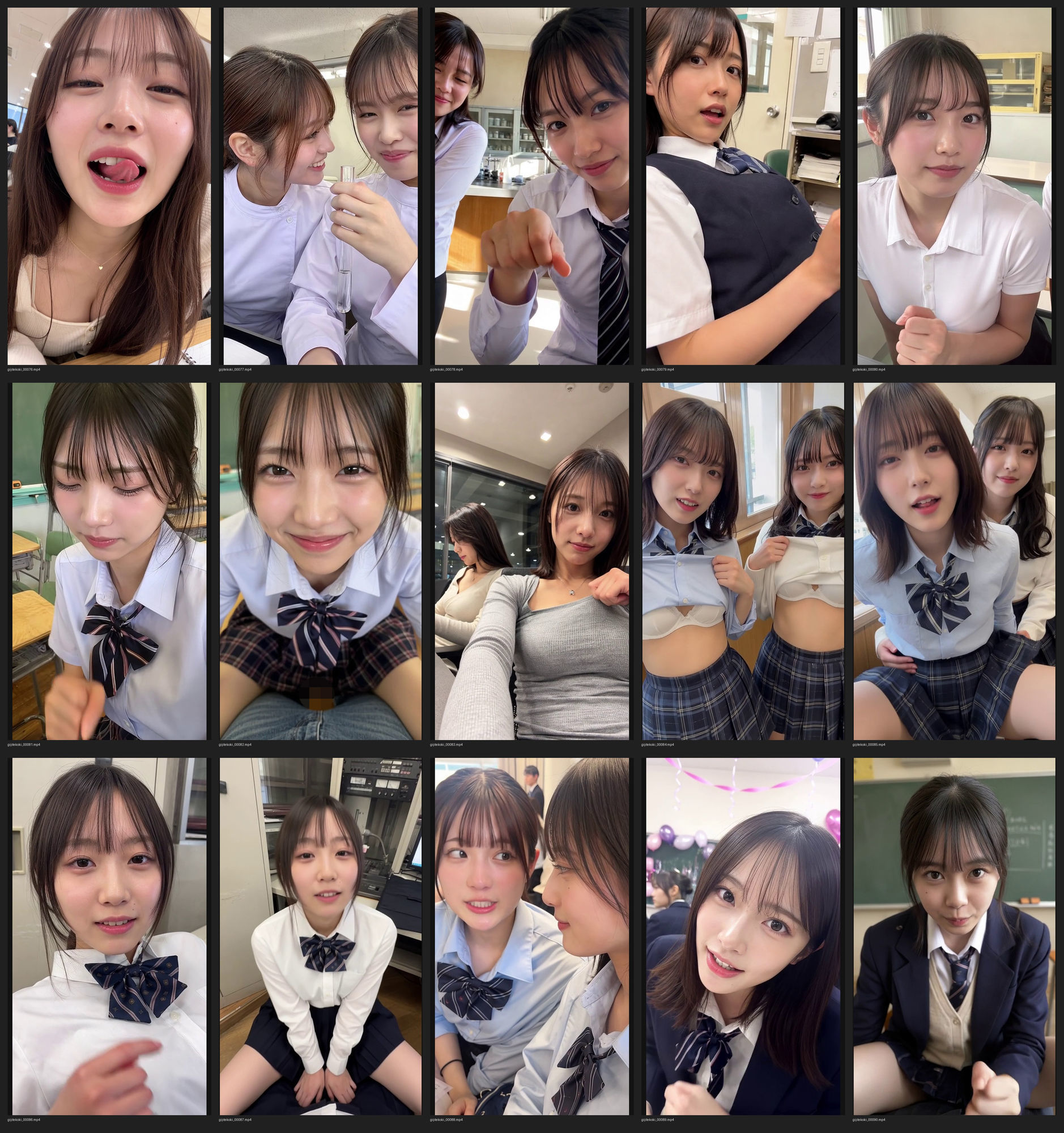 何といってもどうしても！可愛いJ○に手でシコシコされたい！＋他  約18分 サンプル画像6