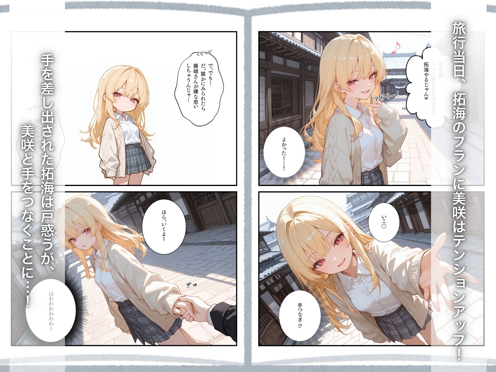 修学旅行2―好きだった一軍ギャルに、女子部屋に誘われ迫られた話。 サンプル画像3