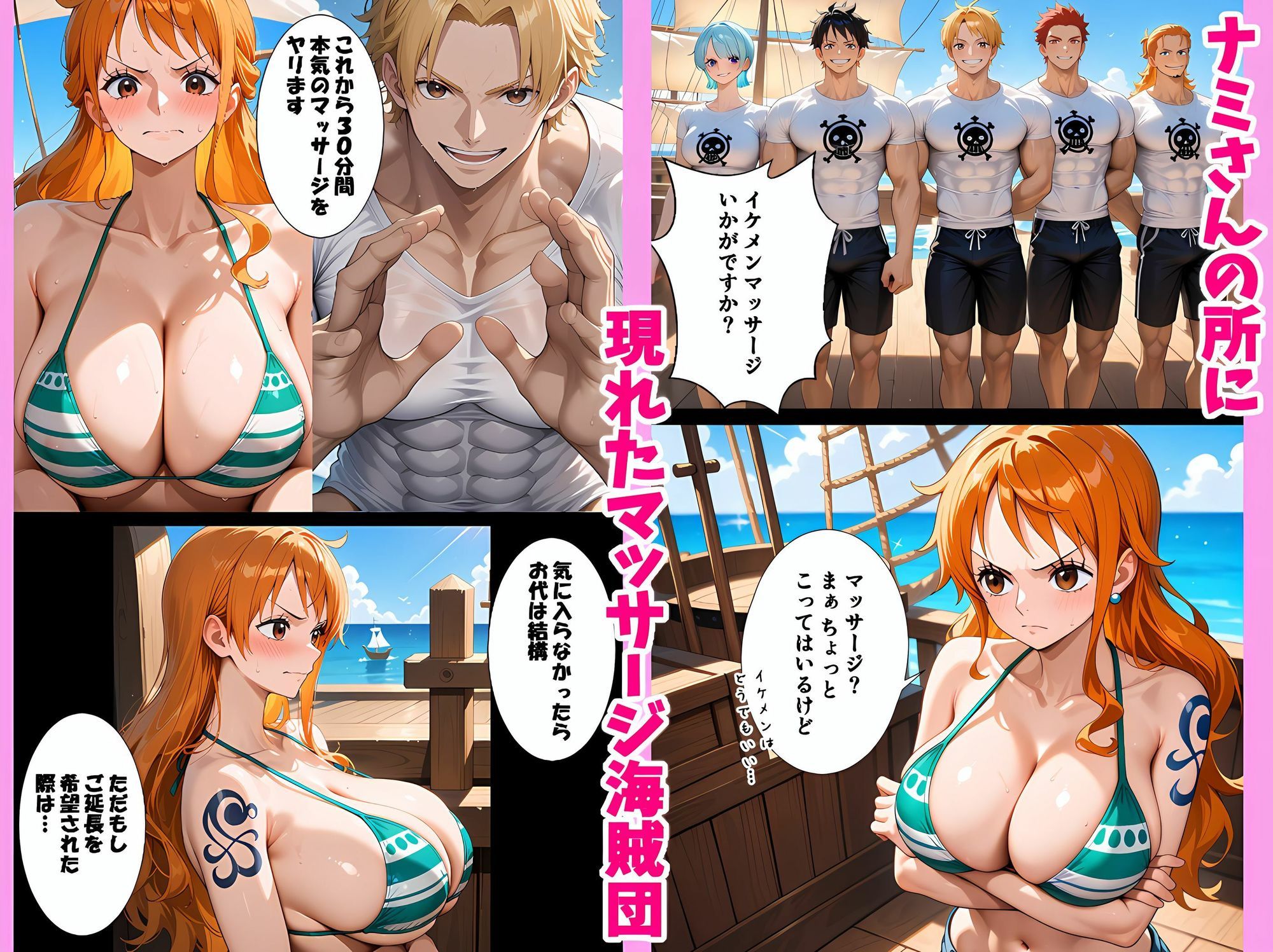 俺たちのナ〇さんがマッサージなんかでNTRされる訳ない サンプル画像1