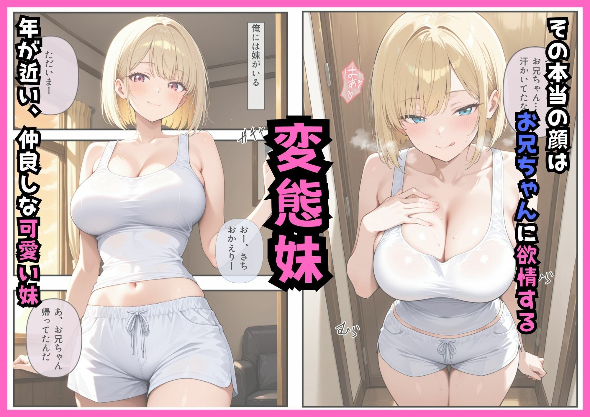 俺のことが好きすぎる妹に襲われたので中出し孕ませセックスをする！ サンプル画像1