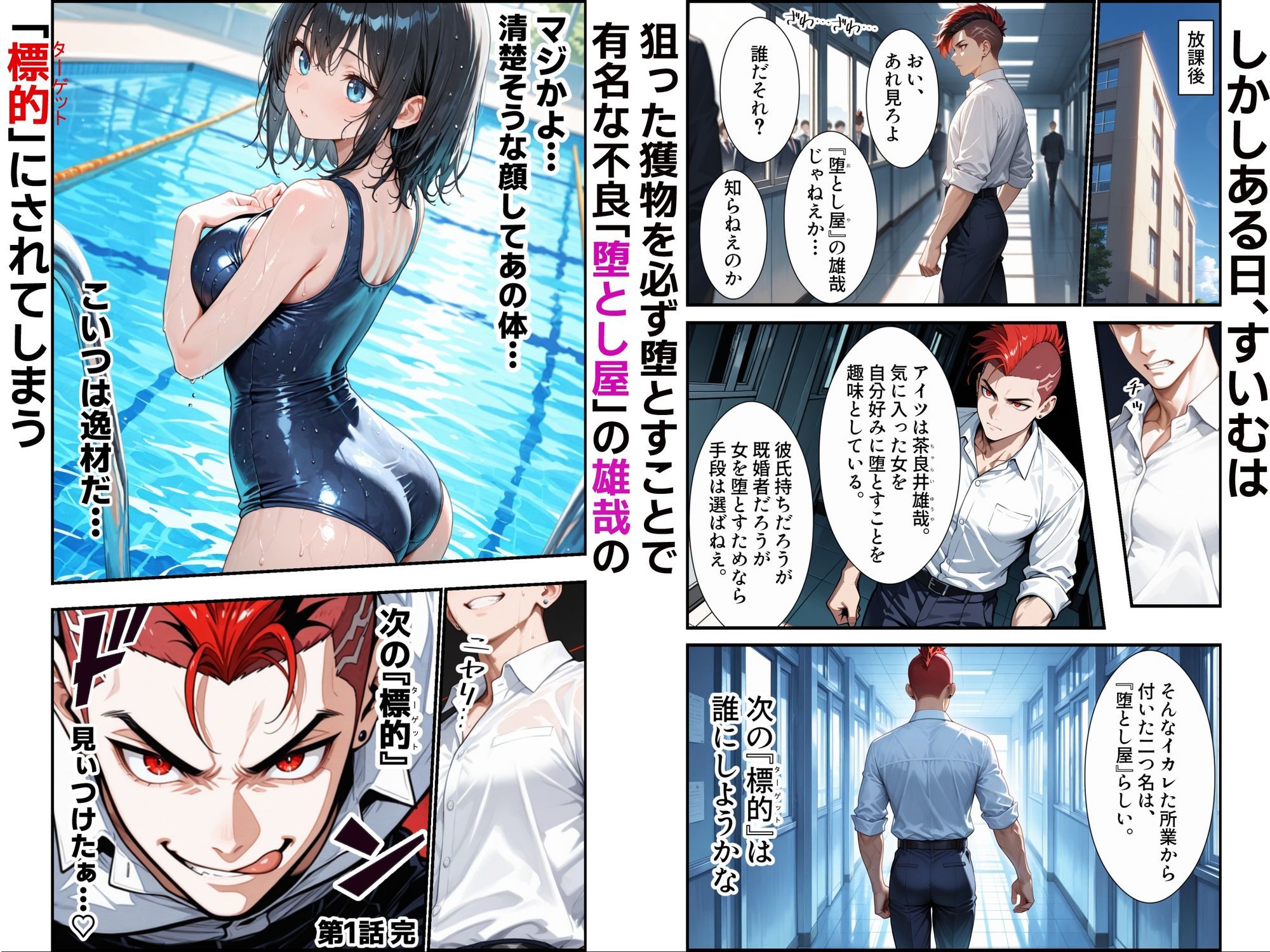 俺の天使が堕ちるまで〜清楚な水泳部の後輩、寝取られてビッチギャルに堕ちる〜 サンプル画像2