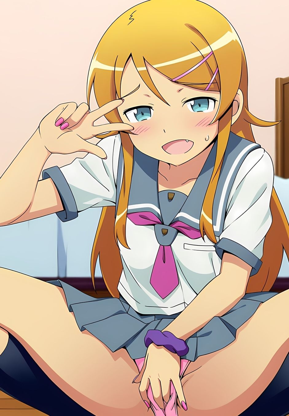 俺の妹ちゃんのエッチなAIイラスト集 サンプル画像4