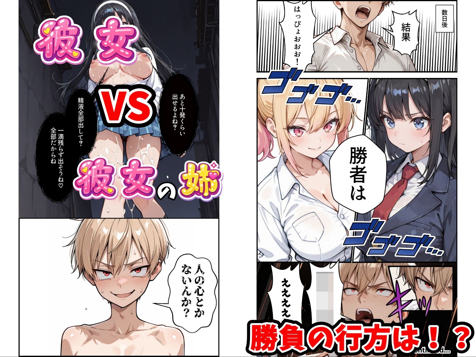 俺の彼女と彼女の姉が全力で搾り取ろうとする話 サンプル画像5