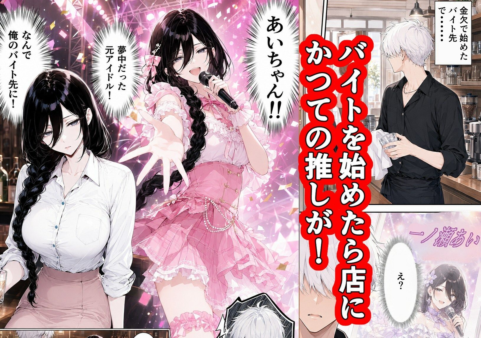 俺の推しアイドル（引退）がバイト先に通って来るので中出しHで本当の嫁にする サンプル画像1