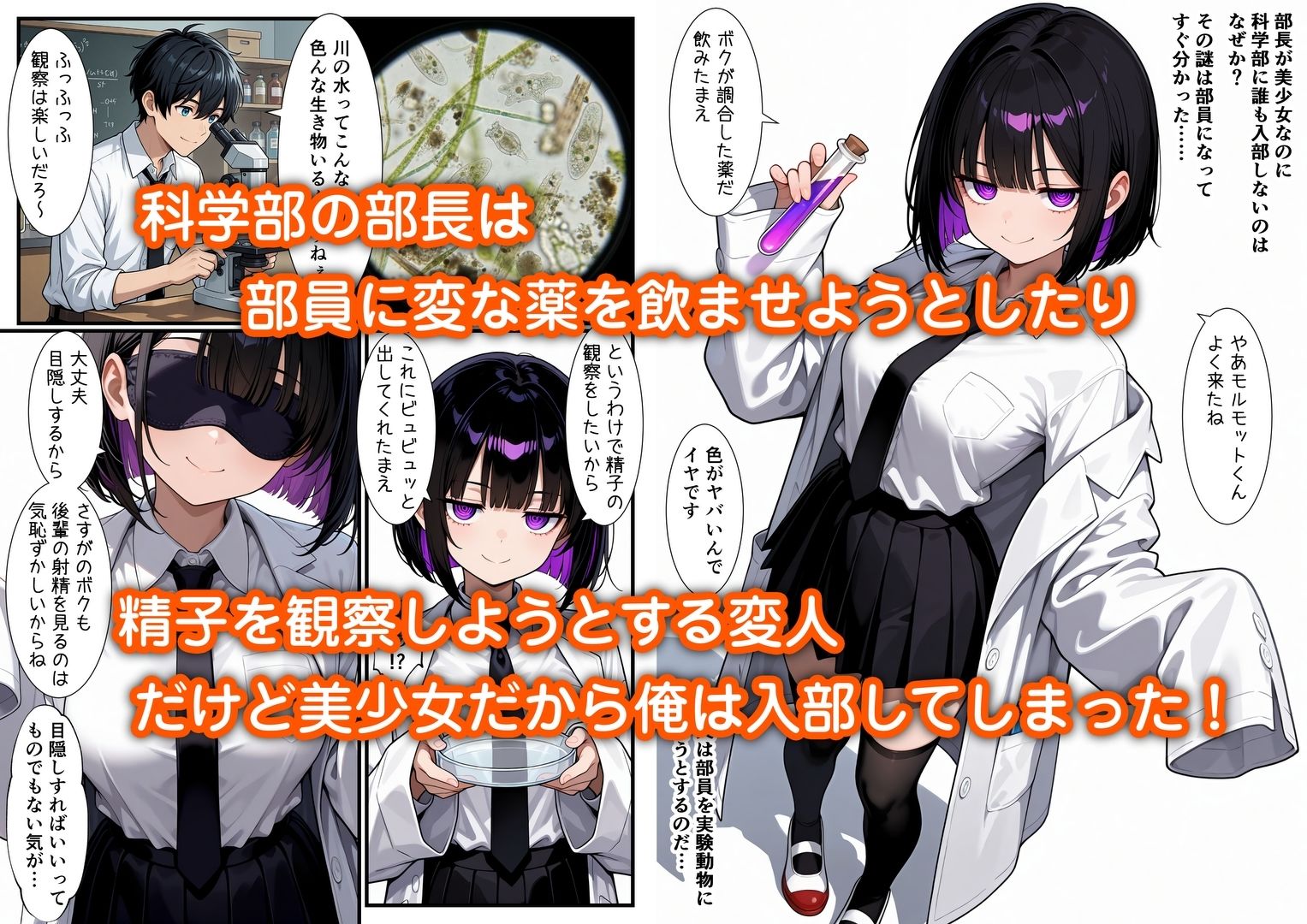 俺をモルモットくんと呼ぶクールな先輩  実はドMで種付け懇願を連呼してきた サンプル画像1