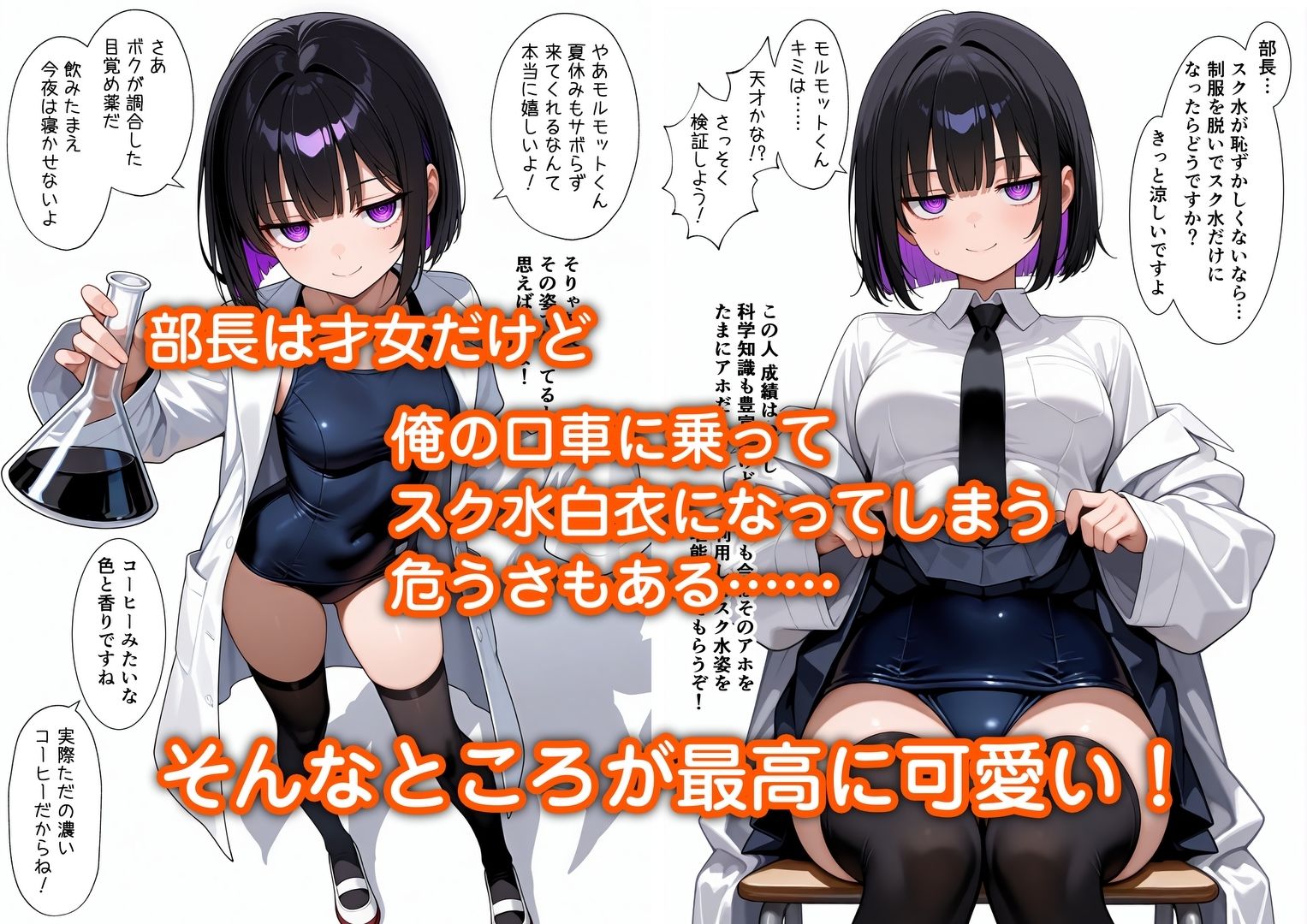 俺をモルモットくんと呼ぶクールな先輩  実はドMで種付け懇願を連呼してきた サンプル画像2