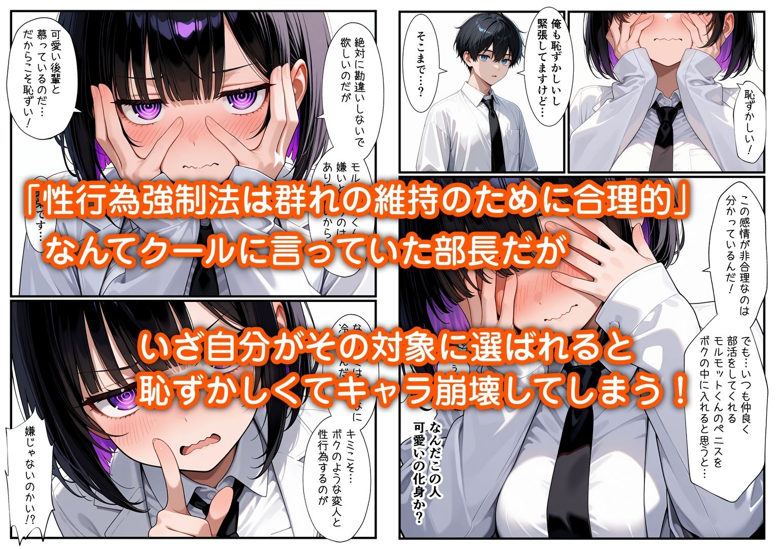 俺をモルモットくんと呼ぶクールな先輩  実はドMで種付け懇願を連呼してきた サンプル画像5