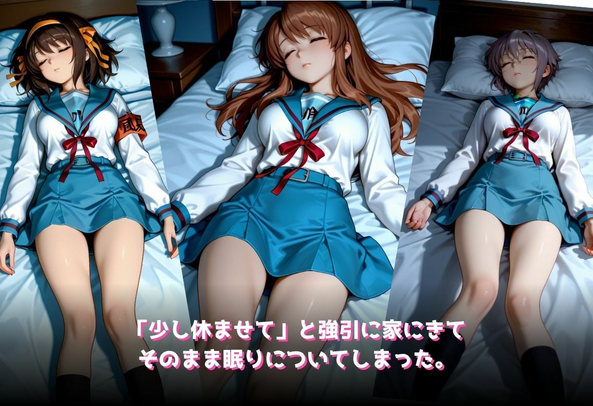 俺ん家でかわいいクラスのあの子が寝てたからイタズラした件〜我慢できなくて制服にぶっかけ〜 サンプル画像2