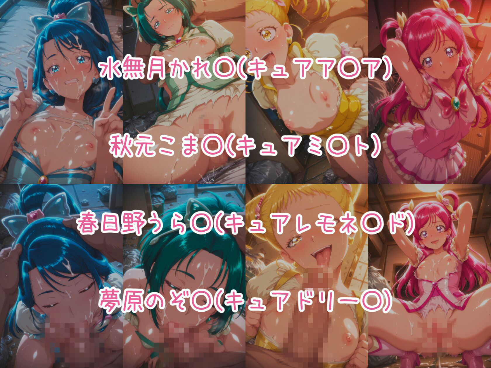 催○スマホで孕ませ洗脳 ―プ○キュア変身ヒロイン限定 第2弾― サンプル画像1