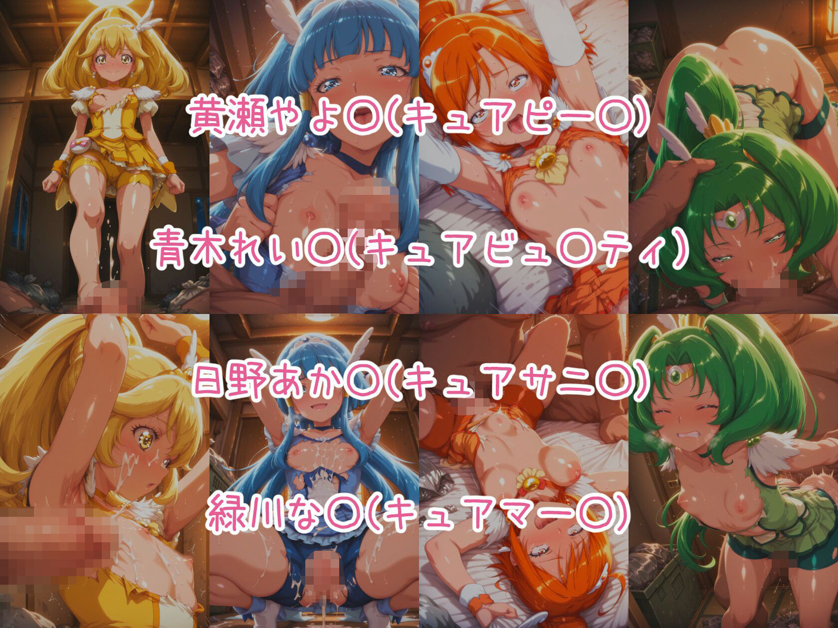 催○スマホで孕ませ洗脳 ―変身ヒロイン限定・プ○キュア編― サンプル画像2