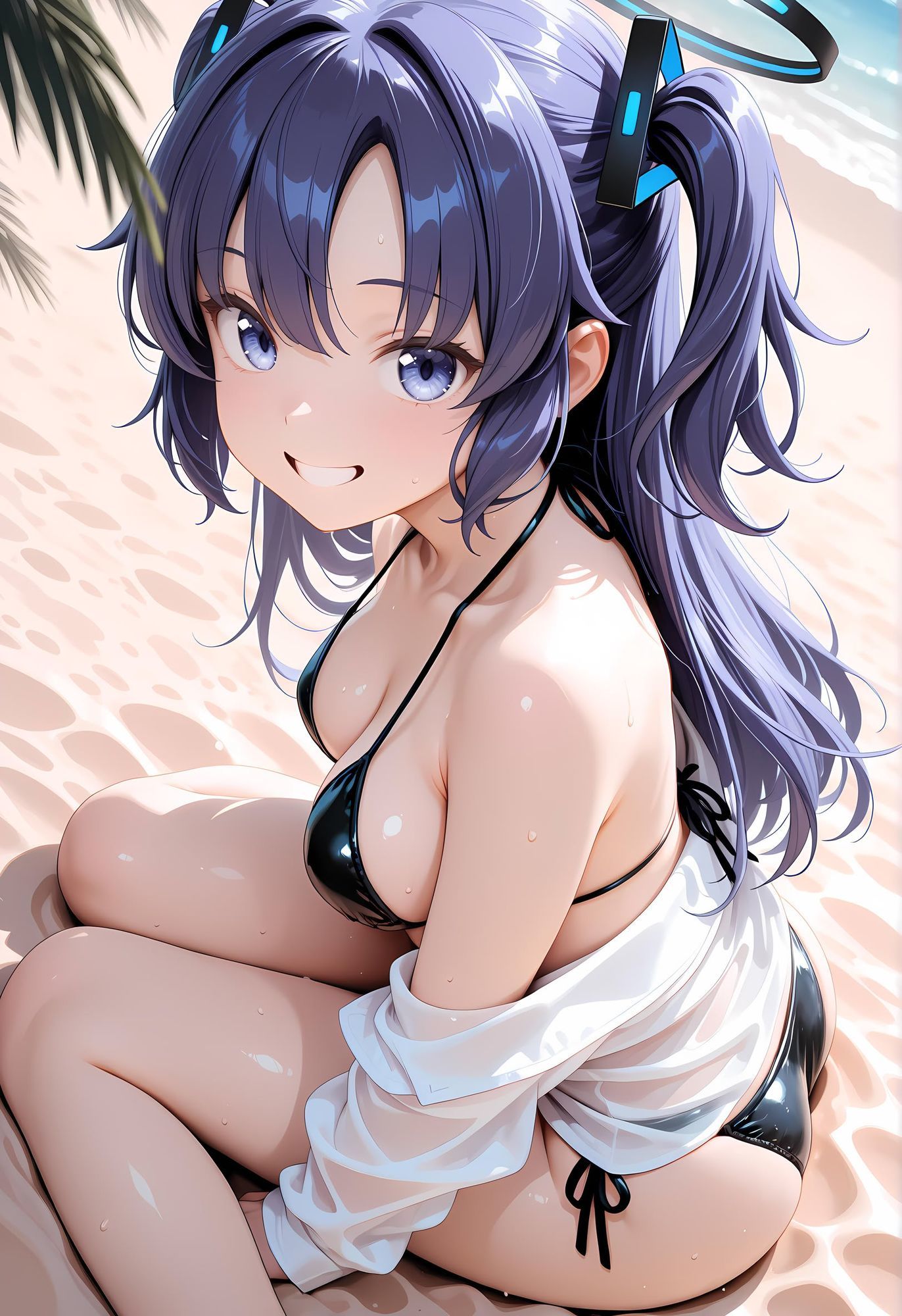催● 渚物語 〜ブル〇カ 早瀬ユ〇カ 水着ビキニ編〜 海水浴で賑わう常夏のビーチ、そして蘇るあの日の悪夢 サンプル画像1