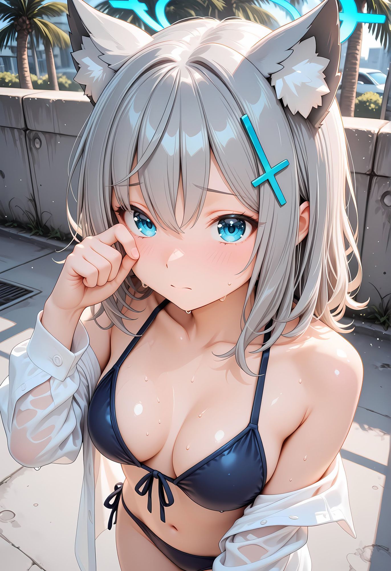 催● 渚物語 〜ブル〇カ 砂狼シ〇コ水着ビキニ編〜 海水浴で賑わう常夏のビーチ、そして蘇るあの日の悪夢 サンプル画像9