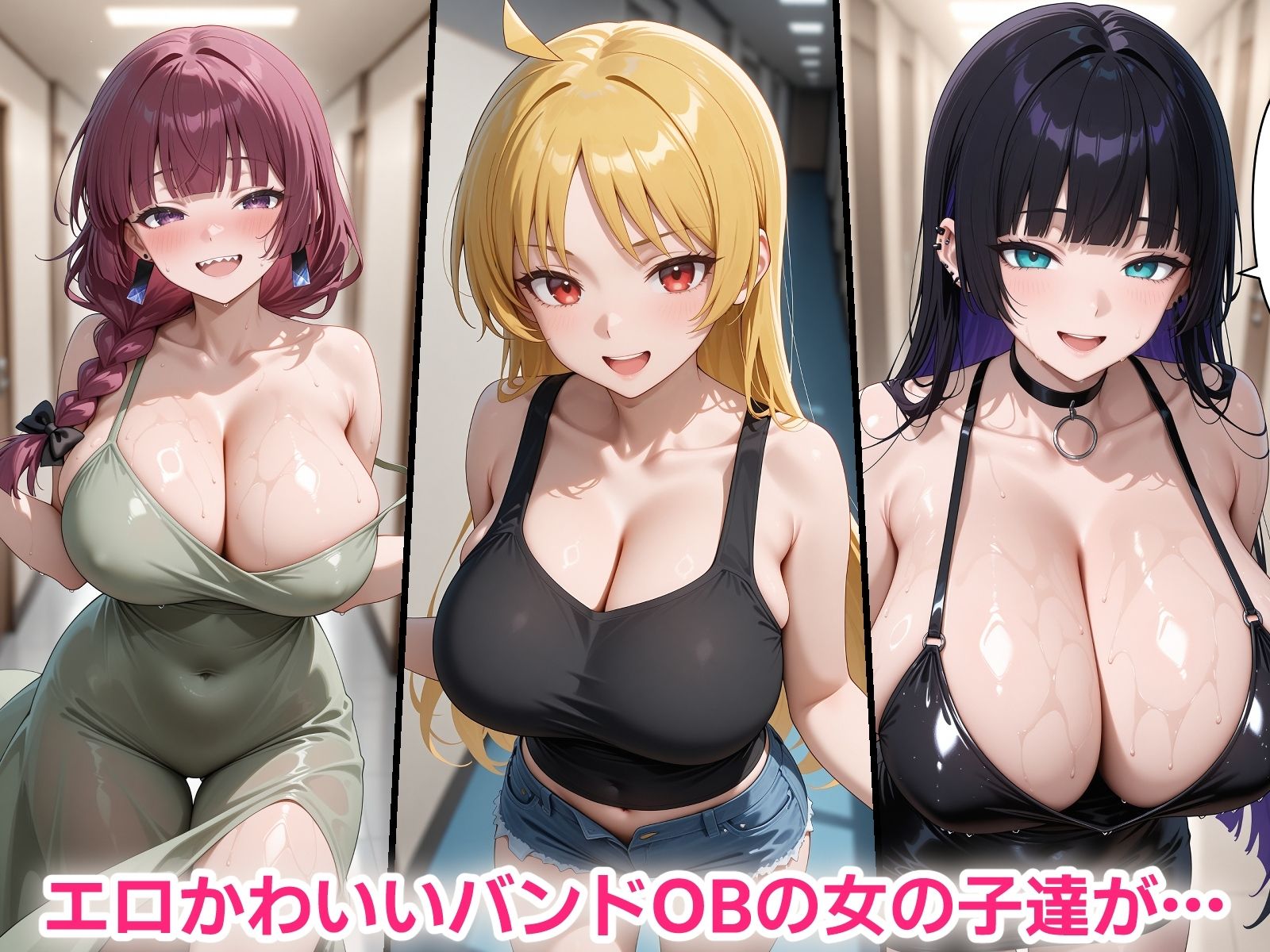 催●おじさんに寝取られる！バンドOBの女の子たち〜全員メス堕ち・孕ませ〜 サンプル画像1