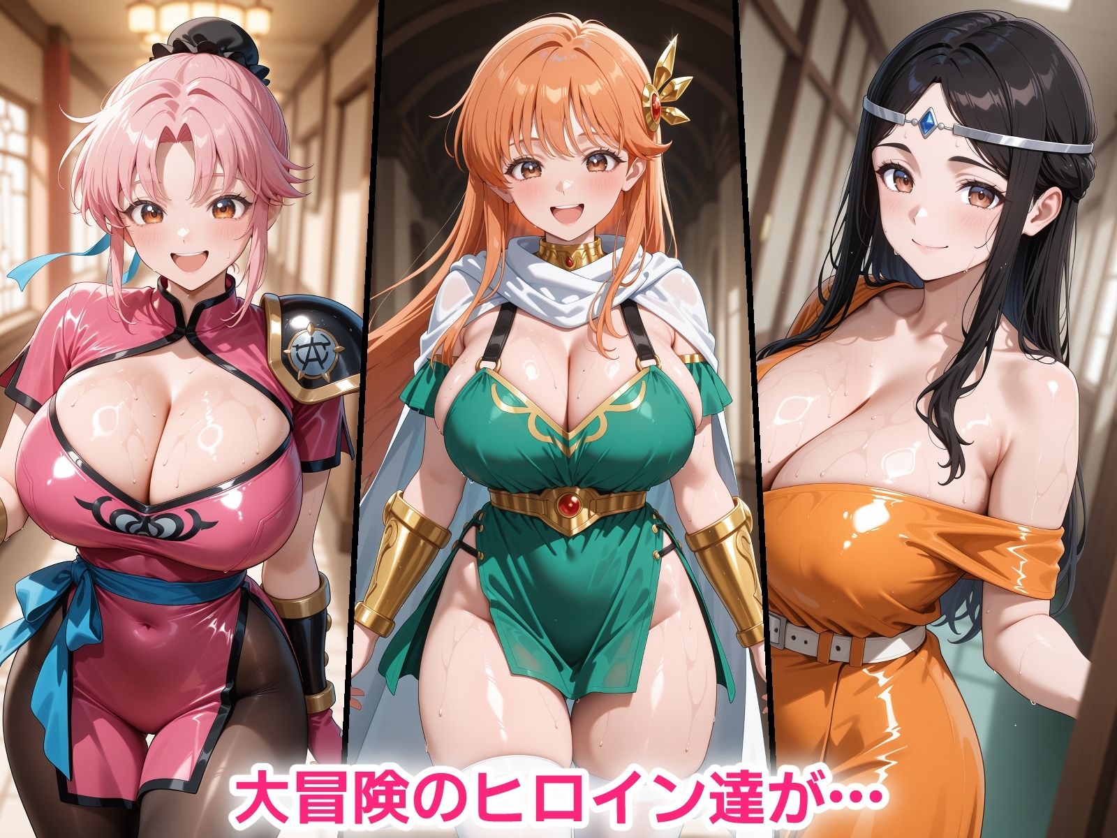催●おじさんに寝取られる！大冒険のヒロインたち〜全員メス堕ち・孕ませ〜 サンプル画像1