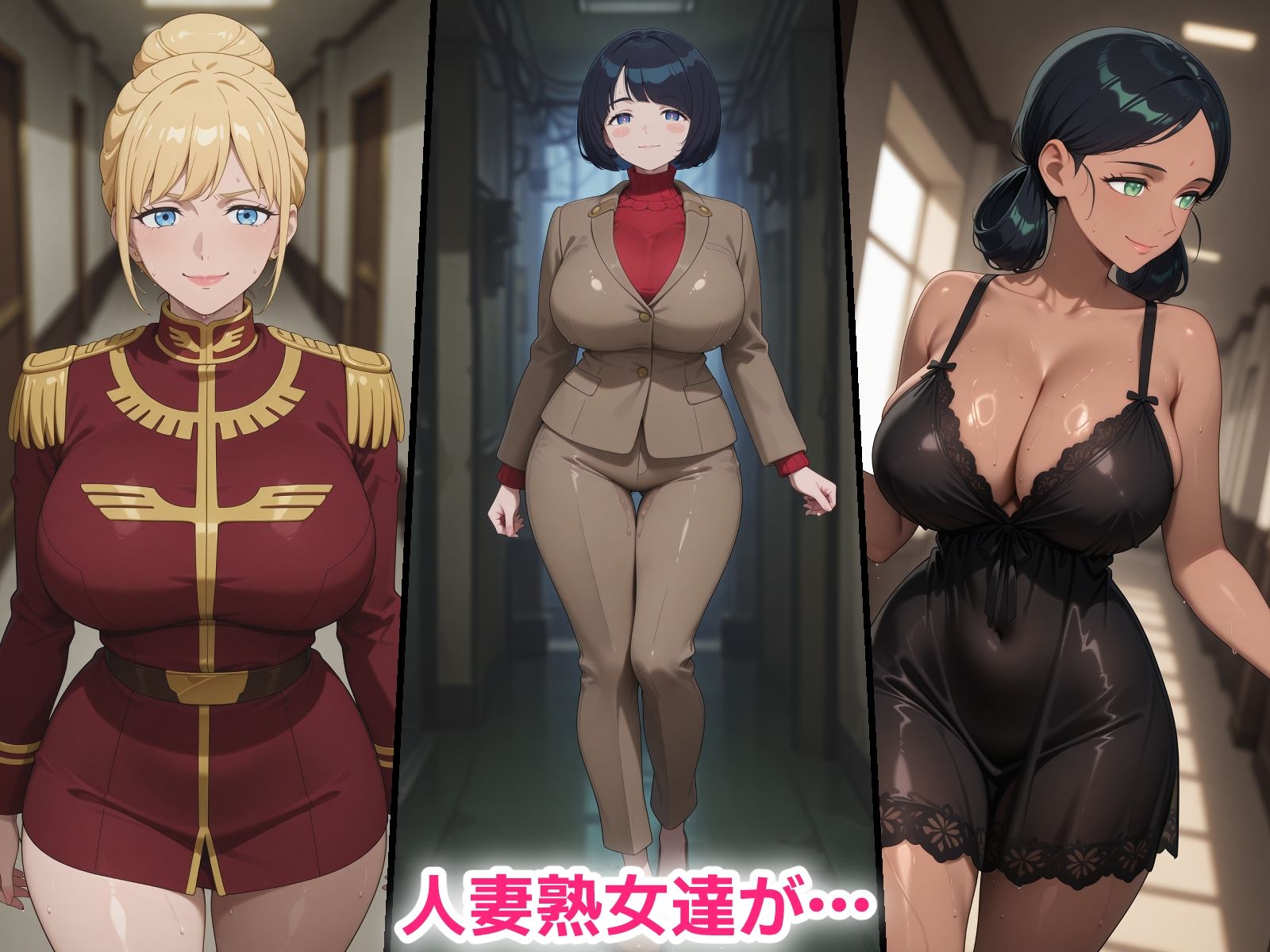 催●おじさんに寝取られる！巨乳の人妻熟女たち〜全員メス堕ち・孕ませ〜 サンプル画像1