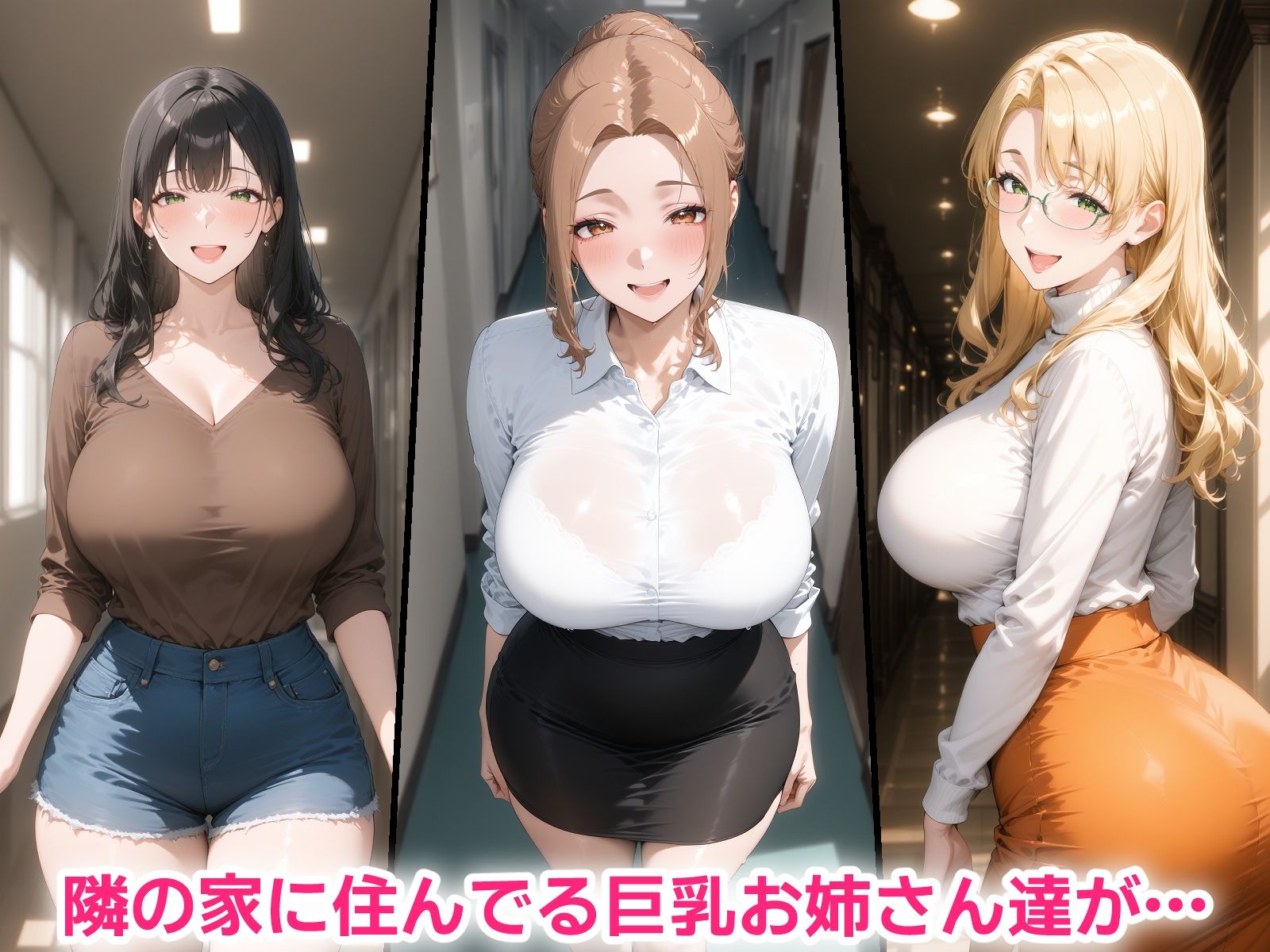 催●おじさんに寝取られる！隣の家のお姉さんたち〜全員メス堕ち・孕ませ〜 サンプル画像1