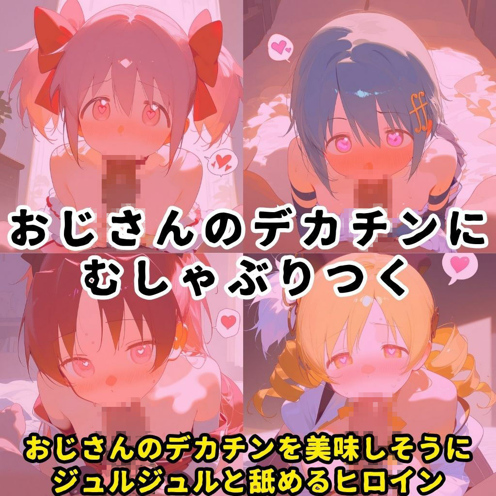 催●スマホを手に入れた小太りおっさん（39）の2次元ヒロインぶっ壊しSEX〜魔法少女ま●かマ●カ編〜 サンプル画像5