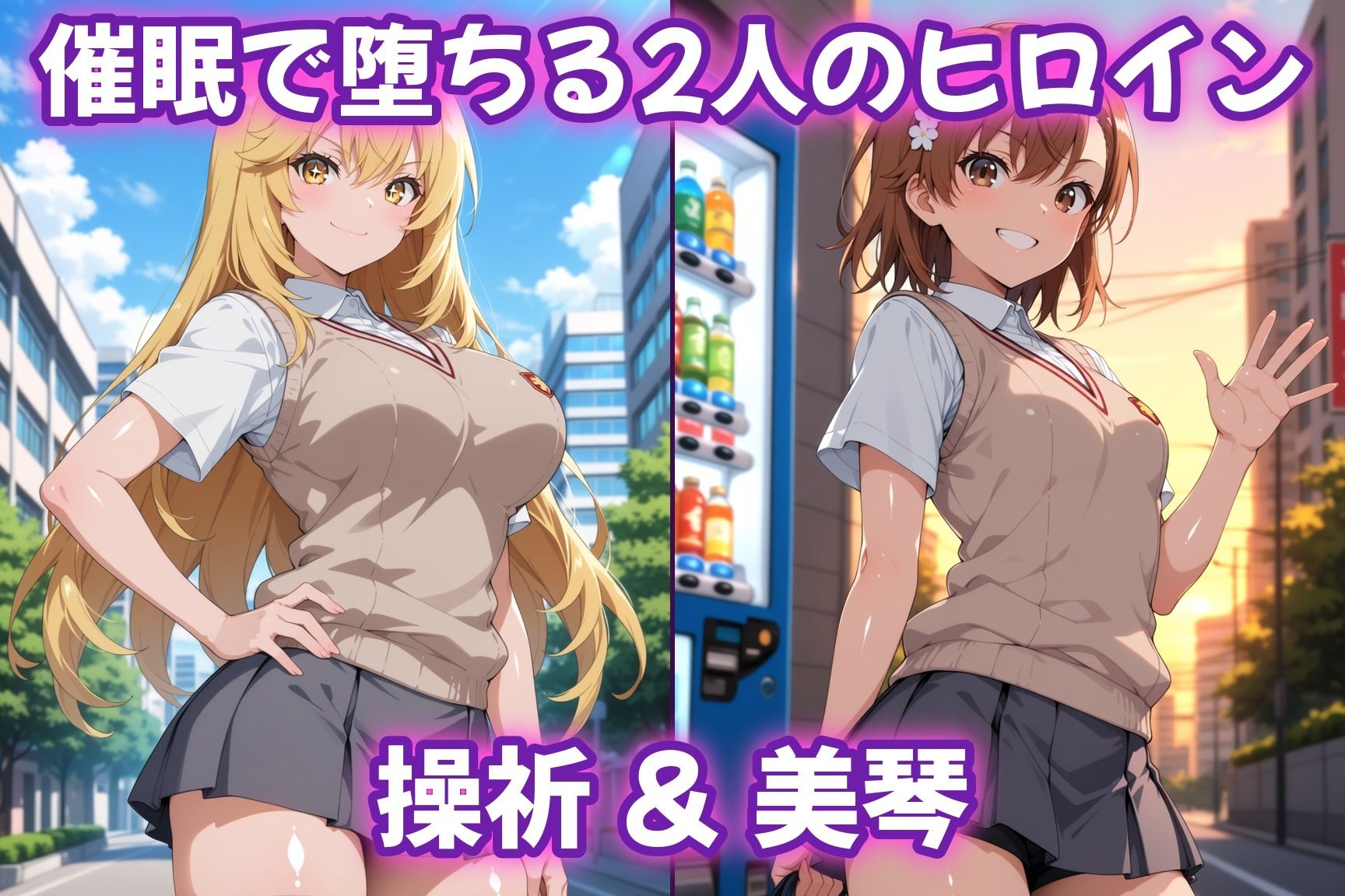催●孕ませシェアヒロイン〜メスに堕として乱交〜  食〇操祈＆御〇美琴編 サンプル画像8