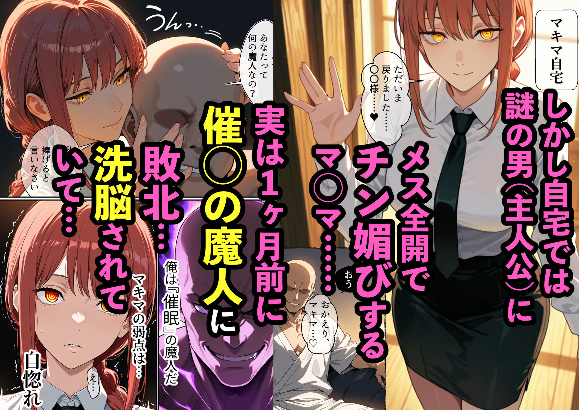 催◯の魔人 1〜マ◯マとパ◯ーを洗脳わからせ思考改変調教〜デ◯ジの前で見せつけセックス精液依存お漏らし肉便器化で公安酒池肉林〜 サンプル画像2