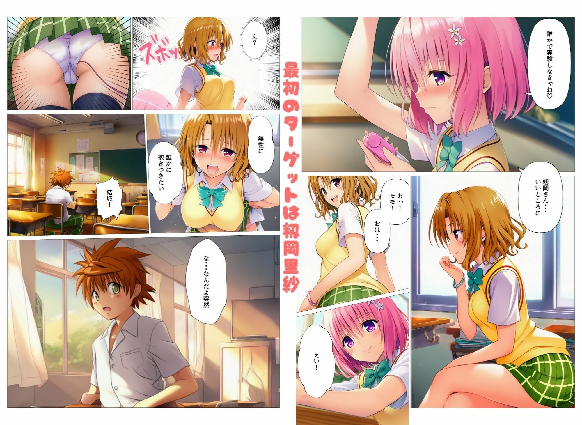 催淫アイテムでハーレム開幕！とらぶるヒロイン理性消失でビッチ化 サンプル画像2