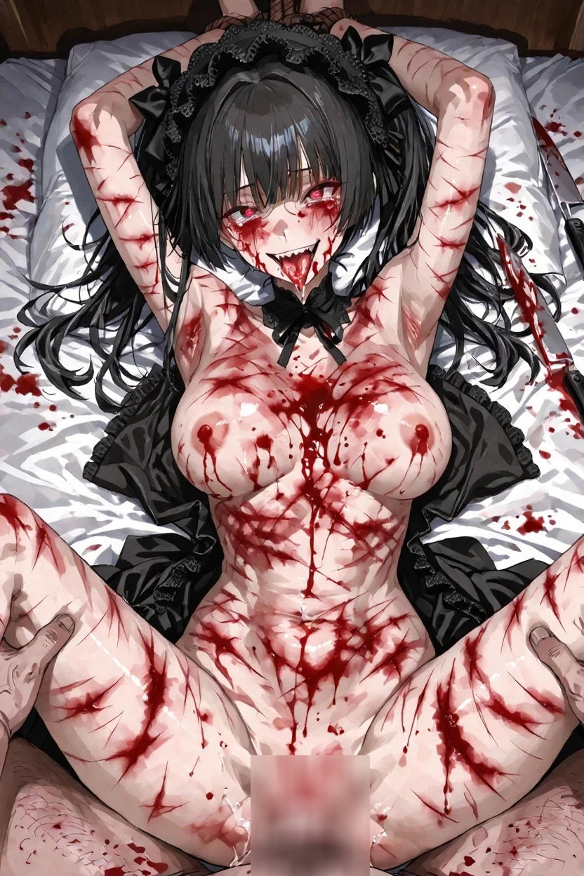 傷だらけ・・・イラストCG集 サンプル画像4