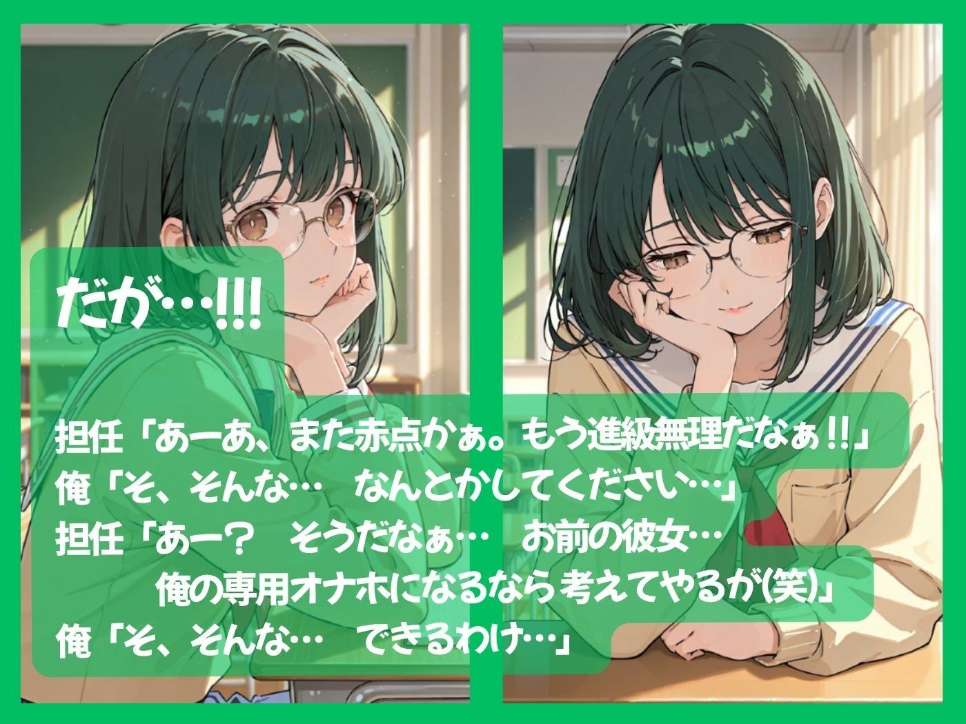 僕っ娘オタクな俺の彼女が担任教師のオナホになった件 サンプル画像4
