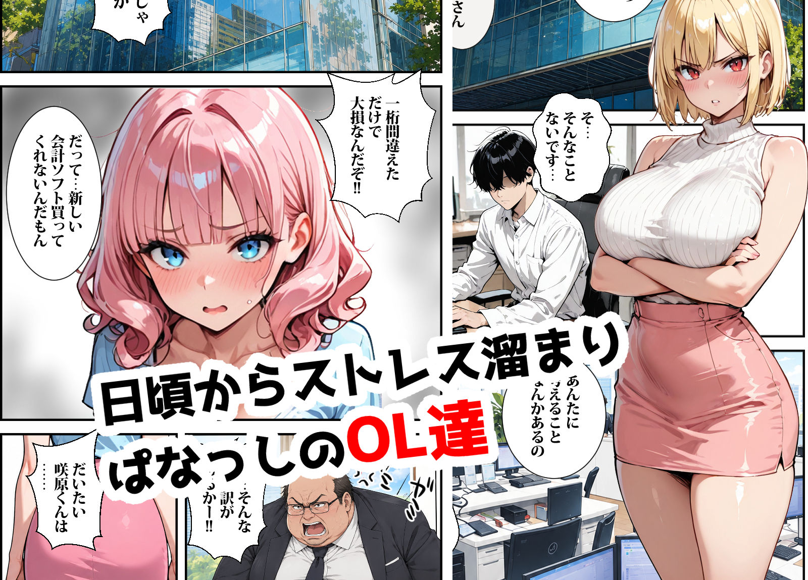 僕のチンポがOL達のディルドにされた日 サンプル画像1