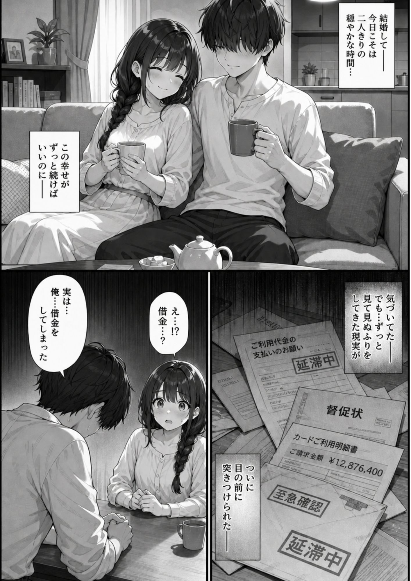 僕の妻が借金取りに堕とされるまで サンプル画像4