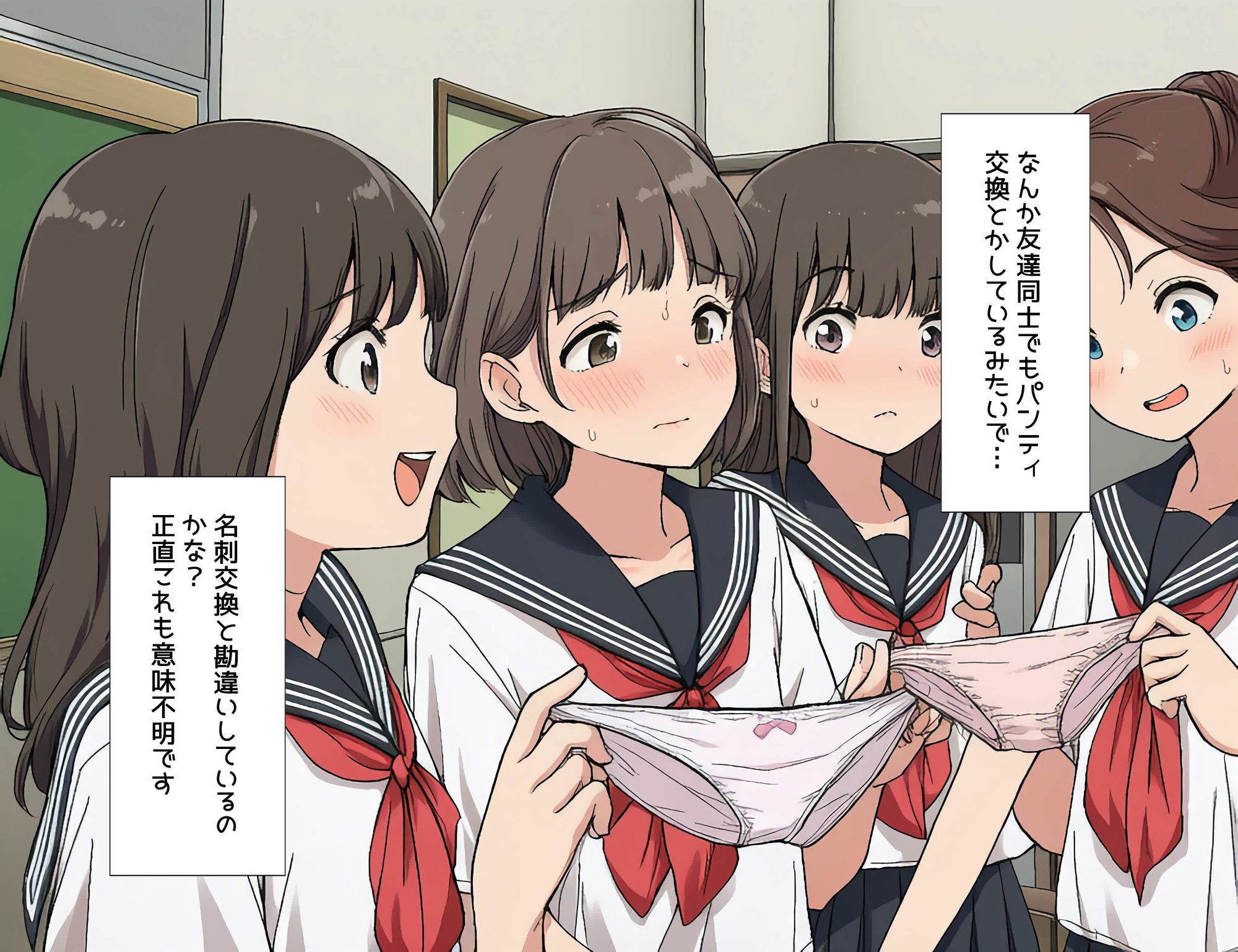 僕は同級生からなぜか下着をもらえる2 サンプル画像3