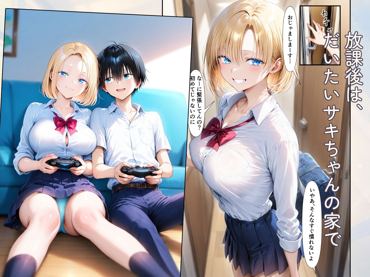 優しいギャルと僕の、甘い放課後 サンプル画像3